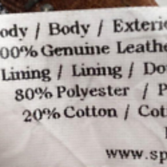 Spikes and Sparrows Women's Brown Leather Shoulder Tote Bag w/ Removeable Strap - Picture 4 of 7